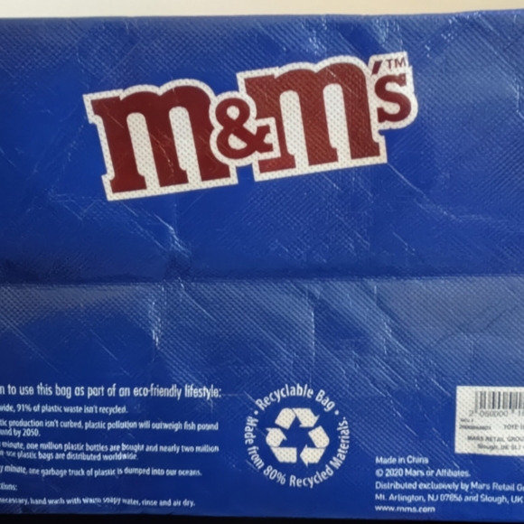 M&M's London Themed Reusable Tote Bag with Iconic Characters - Pre-Owned - Picture 2 of 3